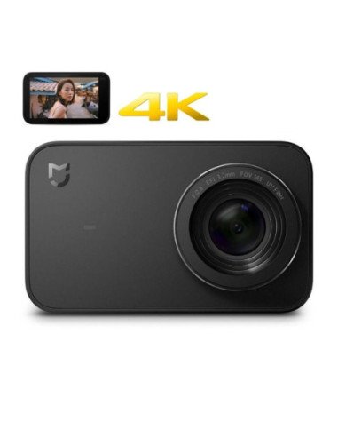 Cámara digital deportiva xiaomi mi action camera 4k/ ángulo de visión 145º/ negra