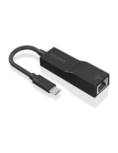 Adaptador usb tipo-c - rj45 aisens a106-0765/ 1000mbps