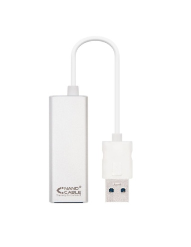 Adaptador usb 3.0 - rj45 nanocable 10.03.0401/ 1000mbps