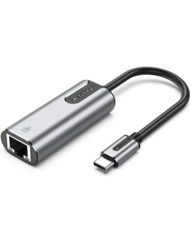 Adaptador usb tipo-c - rj45 vention cfnhb/ 1000mbps