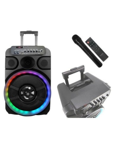 Altavoz portable con bluetooth sunstech muscles 12/ 40w/ 1.0