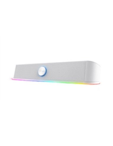 Barra de sonido trust gaming gxt 619 thorne/ 12w/ 2.0/ blanca