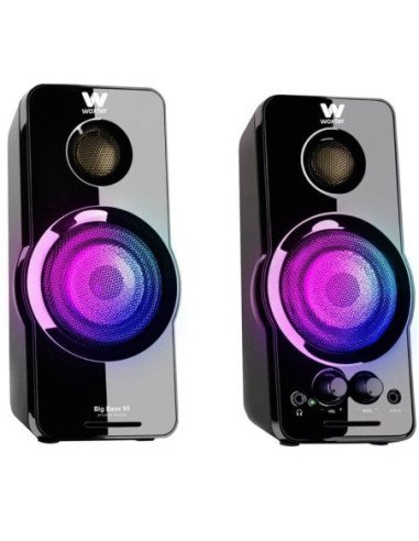 Altavoces woxter big bass 95 rgb/ 20w/ 2.0