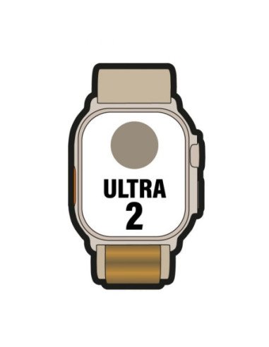 Apple watch ultra 2/ gps/ cellular/ 49mm/ caja de titanio/ correa loop alpine canela grande