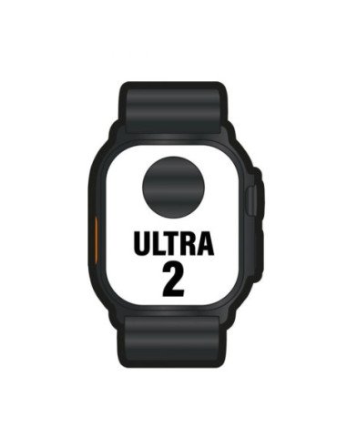 Apple watch ultra 2/ gps/ cellular/ 49mm/ caja de titanio negro/ correa ocean negra