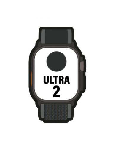 Apple watch ultra 2/ gps/ cellular/ 49mm/ caja de titanio negro / correa loop trail negro s/m