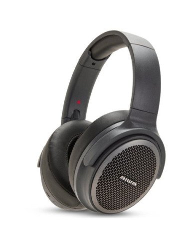 Auriculares inalámbricos aiwa hst-250bt/tn/ con micrófono/ bluetooth/ gris