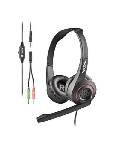 Auriculares ngs msx 10 pro/ con micrófono/ jack 3.5/ negros