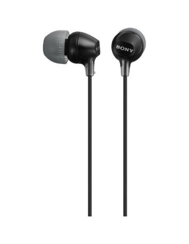 Auriculares intrauditivos sony mdrex15lpb/ jack 3.5/ negros