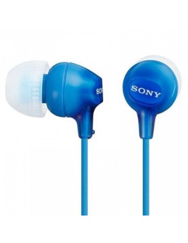 Auriculares intrauditivo sony mdrex15lpi/ jack 3.5/ azules