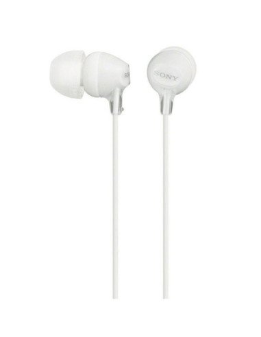 Auriculares intrauditivos sony mdrex15lpw/ jack 3.5/ blancos