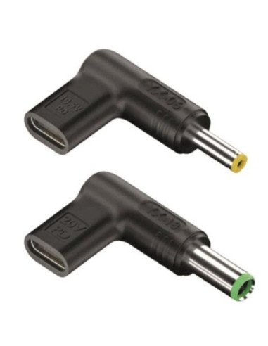 Pack 2 clavijas para portátil toshiba ngs bud-t/ dc - usb tipo-c