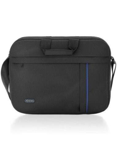 Maletín aisens asbg-bc020-bk para portátiles hasta 15.6'/ negro