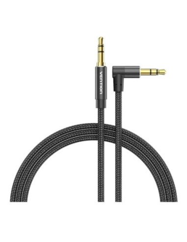 Cable audio vention bazbh/ jack 3.5 macho - jack 3.5 macho/ 2m/ negro