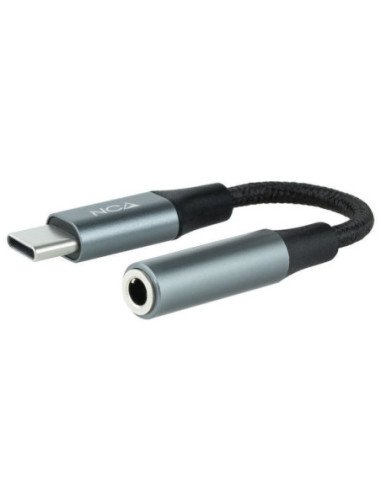 Conversor usb tipo-c nanocable 10.24.1204/ usb tipo-c macho - jack 3.5 hembra