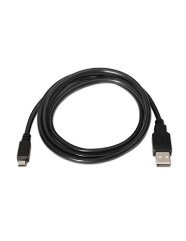 Cable usb 2.0 nanocable 10.01.0503/ usb macho - microusb macho/ 3m/ negro