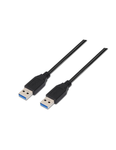 Cable usb 3.0 nanocable 10.01.1002-bk/ usb macho - usb macho/ 2m/ negro