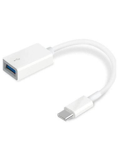 Cable usb 2.0 tp-link uc400/ usb tipo-c macho - usb hembra/ 10cm/ blanco