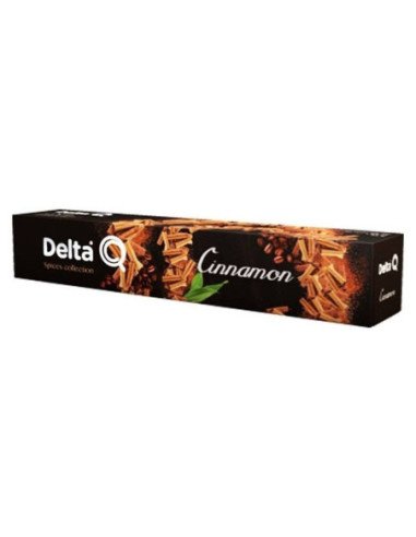 Cápsula delta cinnamon para cafeteras delta/ caja de 10