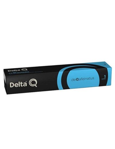 Cápsula delta deqafeinatus para cafeteras delta/ caja de 10