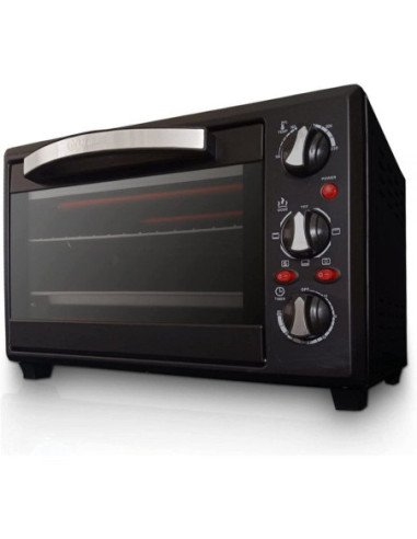 Horno de sobremesa grunkel hr-28n rm/ 1600w/ capacidad 28l