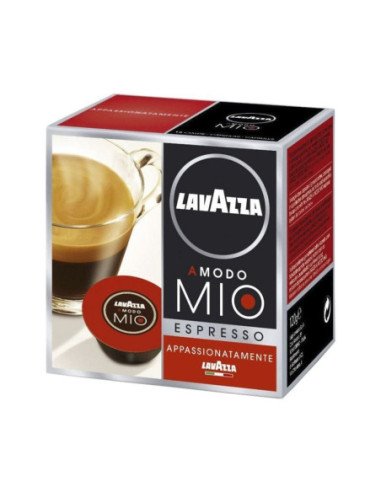 Cápsula lavazza appassionatamente para cafeteras a modo mio/ caja de 16