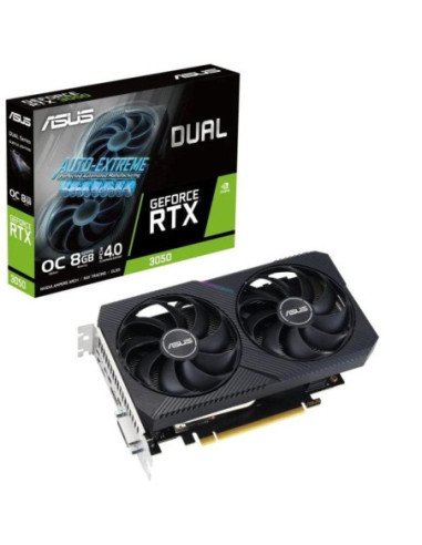 Tarjeta gráfica asus dual geforce rtx 3050 v2 oc/ 8gb gddr6