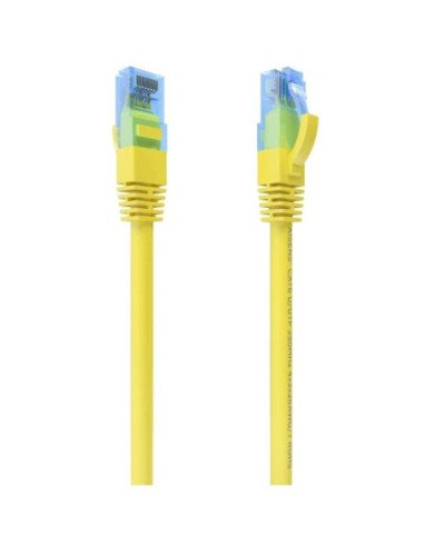 Cable de red rj45 awg26 cca utp aisens a135-0834 cat.6/ 1.5m/ amarillo