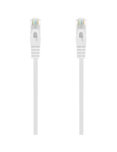 Cable de red rj45 awg24 utp aisens a145-0596 cat.6a/ lszh/ 2m/ blanco