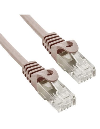 Cable de red rj45 utp phasak phk 1652 cat.6/ 25cm/ gris