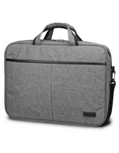 Maletín subblim elite laptop bag para portátiles hasta 14'/ cinta para trolley/ gris