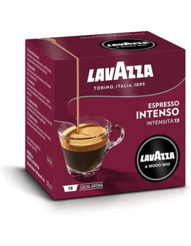 Cápsula lavazza intensamente para cafeteras a modo mio/ caja de 16