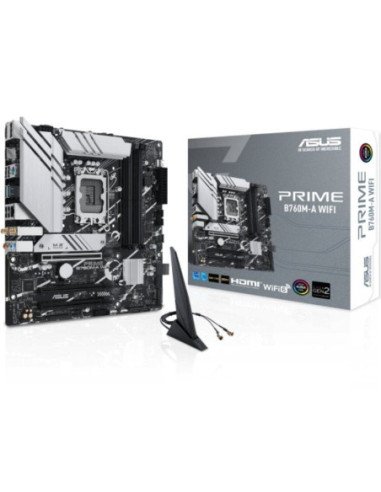 Placa base asus prime b760m-a wifi socket 1700/ micro atx