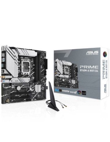 Placa base asus prime b760m-a wifi d4 socket 1700/ micro atx