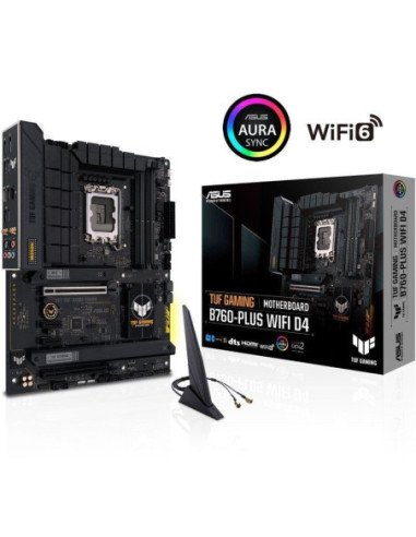 Placa base asus tuf gaming b760-plus (wi-fi) d4 socket 1700