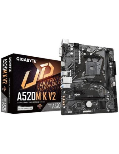 Placa base gigabyte a520m k v2 socket am4/ micro atx