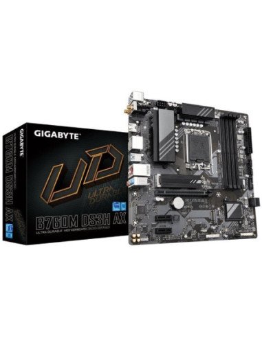 Placa base gigabyte b760m ds3h ax socket 1700/ micro atx