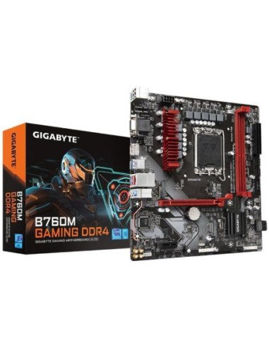Placa base gigabyte b760m gaming ddr4 socket 1700/ micro atx