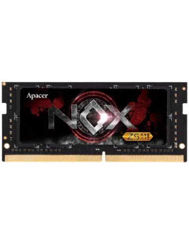 Memoria ram apacer nox 16gb/ ddr4/ 3200mhz/ 1.2v/ cl20/ sodimm