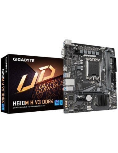 Placa base gigabyte h610m h v3 ddr4 socket 1700/ micro atx