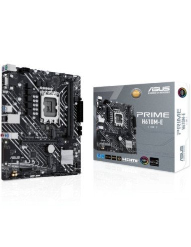 Placa base asus prime h610m-e-csm/ socket 1700/ micro atx