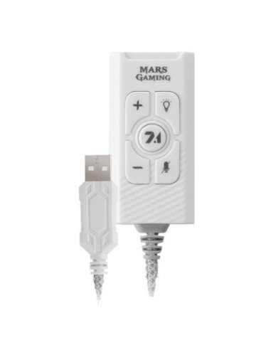 Tarjeta de sonido mars gaming msc2/ 7.1/ blanca