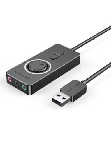 Tarjeta de sonido vention cdrbb/ usb macho - 3x jack 3.5 hembra