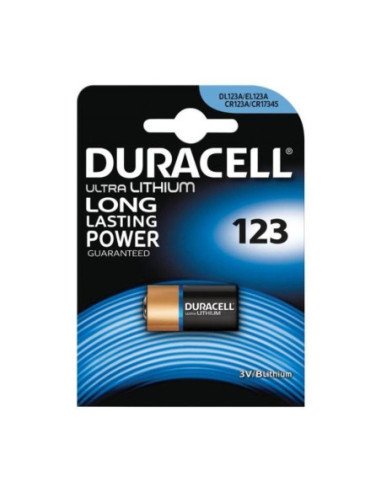 Pila duracell ultra m3 dl123/ 3v