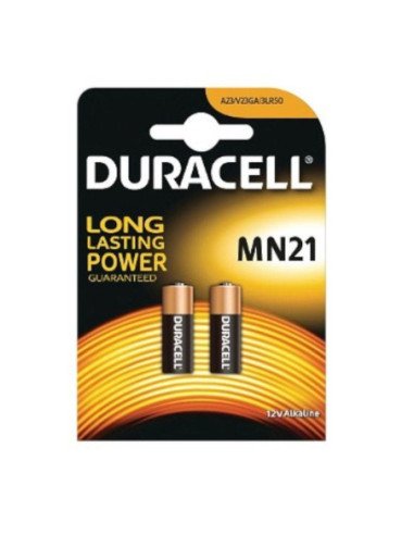 Pack de 2 pilas 3lr50 duracell mn21/ 12v/ alcalinas