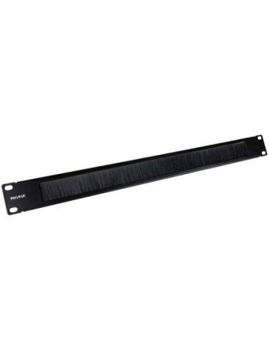Panel guía cables con cepillo para rack 19' phasak pa 1901/ altura 1u