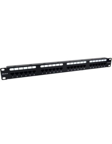 Patch panel phasak pu 2421/ 24 puertos/ cat.6a/ altura 1u