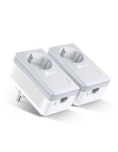 Adaptador powerline tp-link tl-pa4010p kit 600mbps/ alcance 300m/ pack de 2