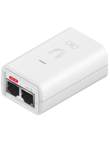 Alimentador poe ubiquiti poe-24-7w-g-wh gigabyte