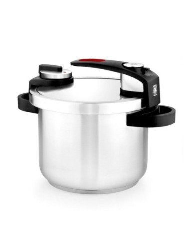 Olla a presión tekna a185602/ ø22cm/ 6l/ acero inoxidable/ apta para inducción